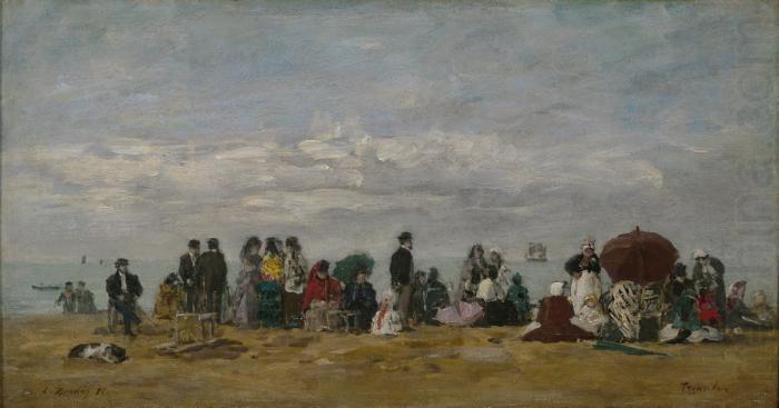 The Beach at Trouville, unknow artist
